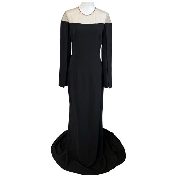 Stella McCartney Oberon Crystal Mesh Split Sleeve Gown Size 44 MSRP $4,474 - Picture 1 of 15